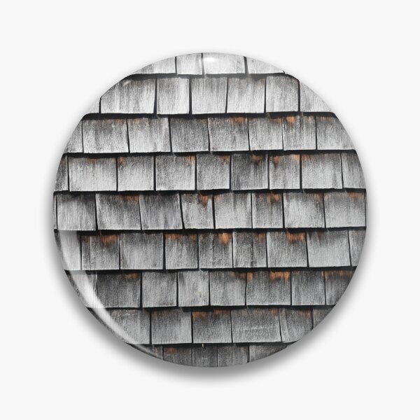 Item preview, A wall of wood shingles designed and sold by Claude Laprise.