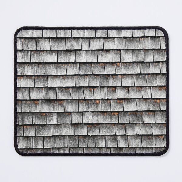 Item preview, A wall of wood shingles designed and sold by Claude Laprise.