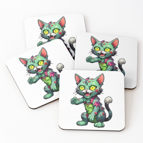Item preview, Green Zombie Cat designed and sold by Bunmigraphics .