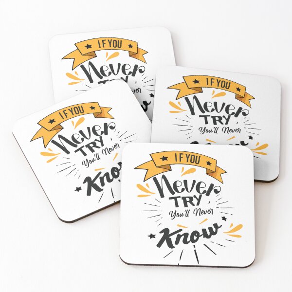 Item preview, If You Never Try Youll Never Know designed and sold by PANTOFEL.