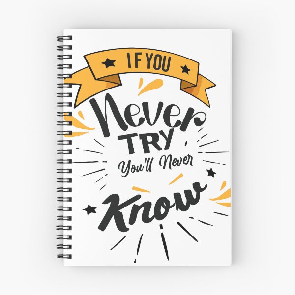 Item preview, If You Never Try Youll Never Know designed and sold by PANTOFEL.