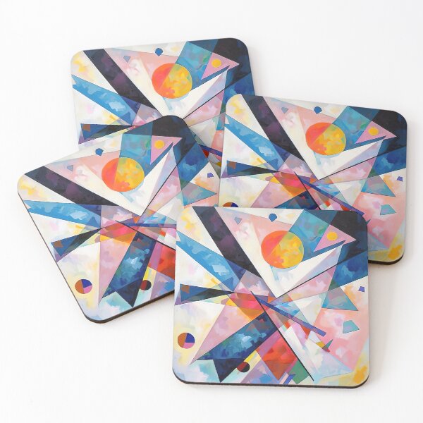 Item preview, Wassily Kandinsky Shapes Composition designed and sold by maniacfitness.