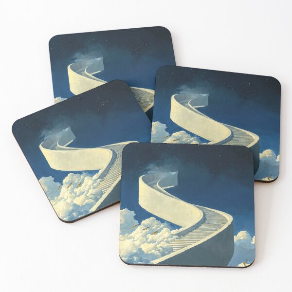 Item preview, Whimsical Stairway to the Stars in Dreamy Skies designed and sold by regnumsaturni.