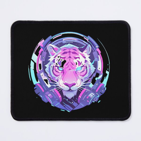Item preview, Cyber Tiger // Aesthetic Tiger // Cool Animal // Cyber Animal // Future Animal Art // Animal Warrior // Cyber Week  designed and sold by SMARTKIT  DESIGNAGENCY.