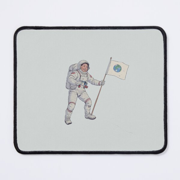 Item preview, Lunar Pioneer Planting the Terraform Flag designed and sold by ShroomForge.