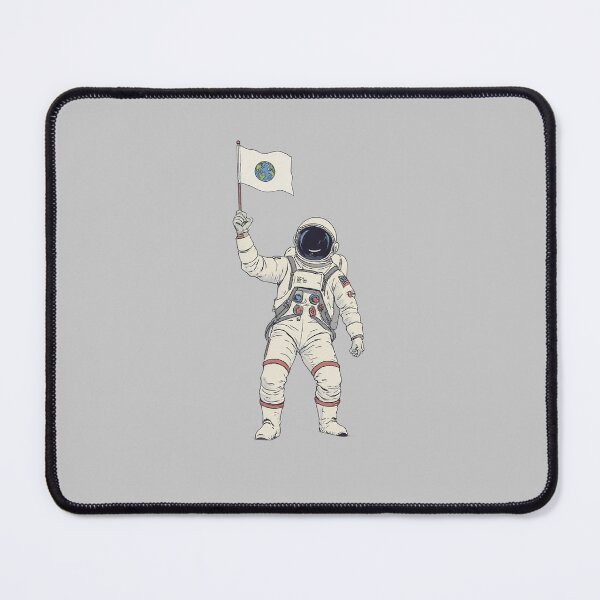 Item preview, Lunar Pioneer Planting the Terraform Flag designed and sold by ShroomForge.