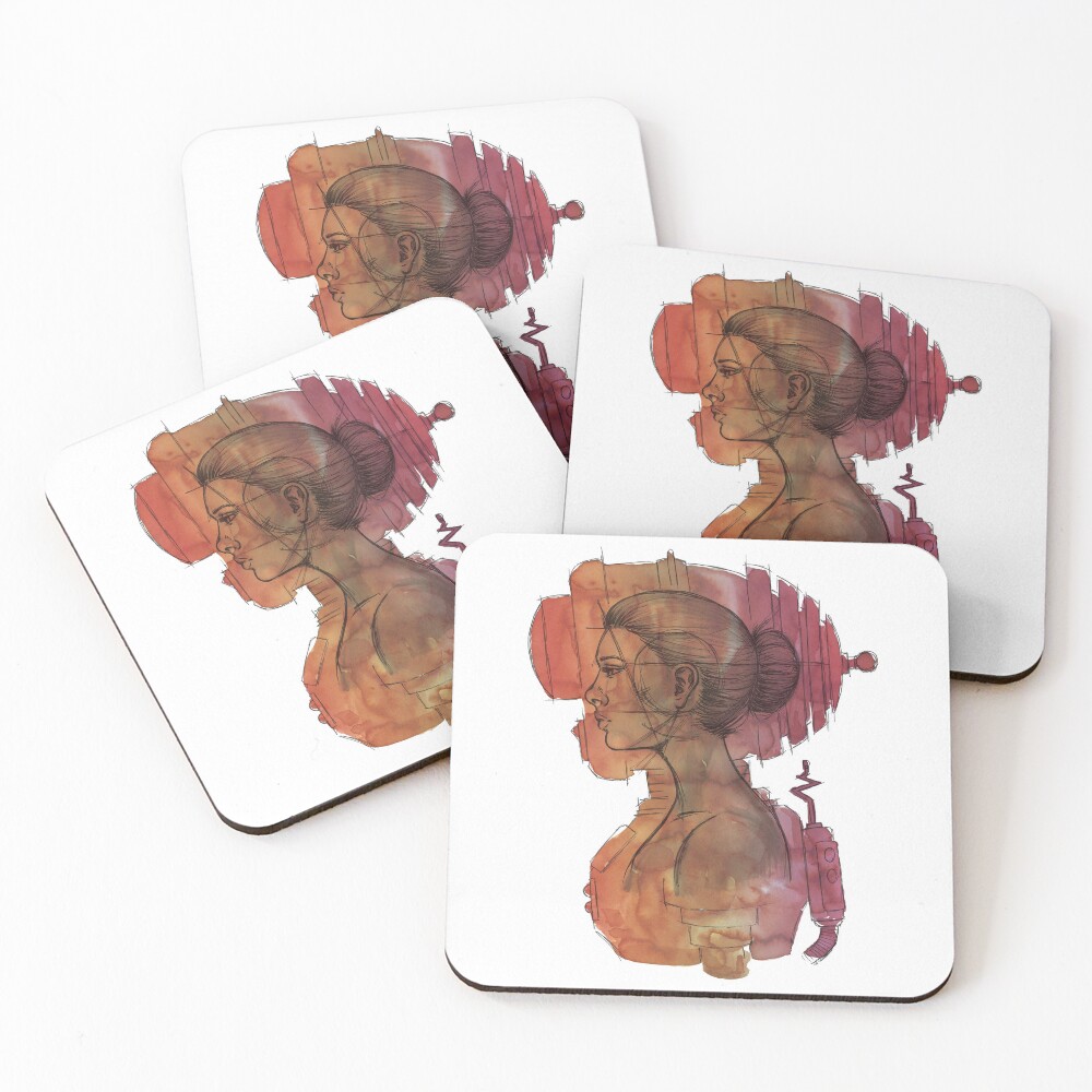 Item preview, Coasters (Set of 4) designed and sold by Inky-C.