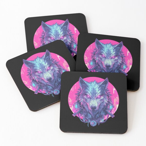 Item preview, Cyber Wolf // Aesthetic Wolf // Cool Animal // Cyber Animal // Future Animal Art // Animal Warrior // Cyber Week  designed and sold by SMARTKIT  DESIGNAGENCY.