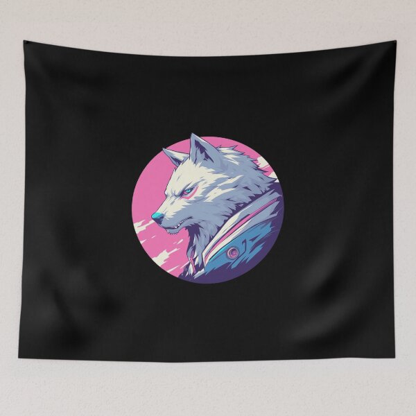 Item preview, Cyber Wolf // Aesthetic Wolf // Cool Animal // Cyber Animal // Future Animal Art // Animal Warrior // Cyber Week  designed and sold by SMARTKIT  DESIGNAGENCY.