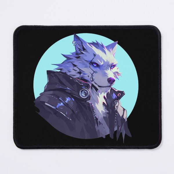 Item preview, Cyber Wolf // Aesthetic Wolf // Cool Animal // Cyber Animal // Future Animal Art // Animal Warrior // Cyber Week designed and sold by SMARTKIT DESIGNAGENCY.