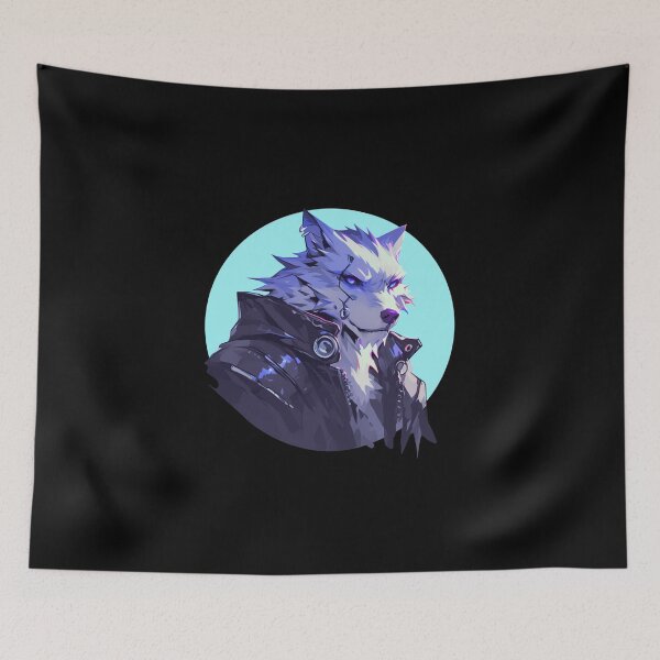 Item preview, Cyber Wolf // Aesthetic Wolf // Cool Animal // Cyber Animal // Future Animal Art // Animal Warrior // Cyber Week  designed and sold by SMARTKIT  DESIGNAGENCY.