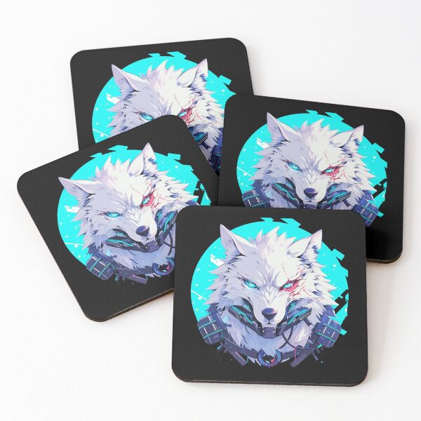 Item preview, Cyber Wolf // Aesthetic Wolf // Cool Animal // Cyber Animal // Future Animal Art // Animal Warrior // Cyber Week  designed and sold by SMARTKIT  DESIGNAGENCY.