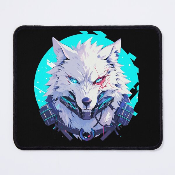 Item preview, Cyber Wolf // Aesthetic Wolf // Cool Animal // Cyber Animal // Future Animal Art // Animal Warrior // Cyber Week designed and sold by SMARTKIT DESIGNAGENCY.