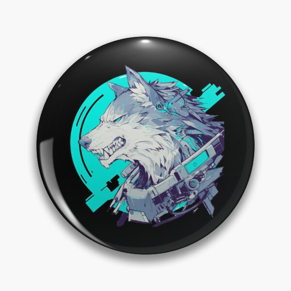 Item preview, Cyber Wolf // Aesthetic Wolf // Cool Animal // Cyber Animal // Future Animal Art // Animal Warrior // Cyber Week  designed and sold by SMARTKIT  DESIGNAGENCY.
