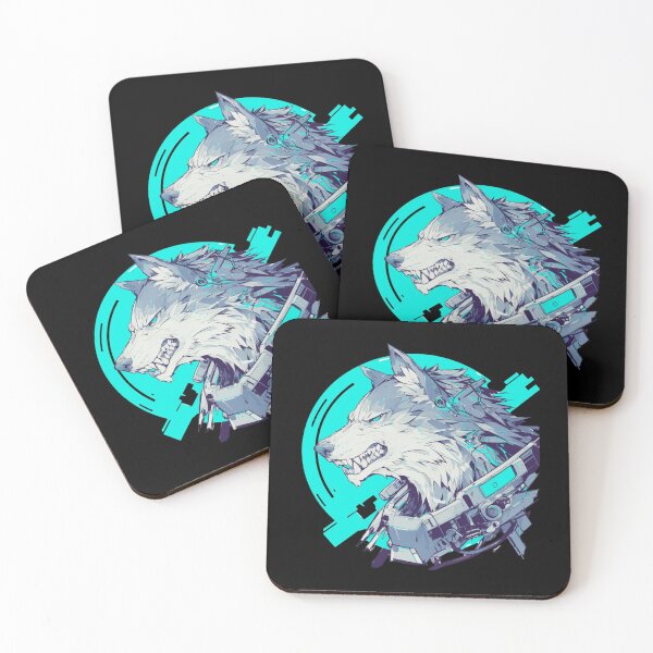 Item preview, Cyber Wolf // Aesthetic Wolf // Cool Animal // Cyber Animal // Future Animal Art // Animal Warrior // Cyber Week  designed and sold by SMARTKIT  DESIGNAGENCY.