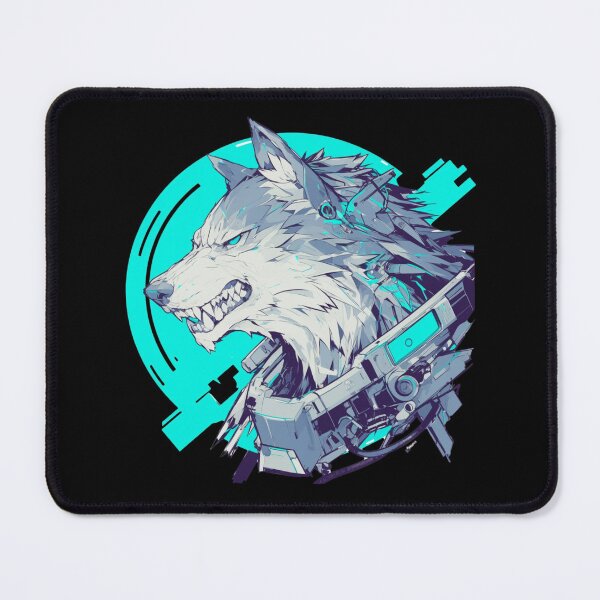 Item preview, Cyber Wolf // Aesthetic Wolf // Cool Animal // Cyber Animal // Future Animal Art // Animal Warrior // Cyber Week  designed and sold by SMARTKIT  DESIGNAGENCY.