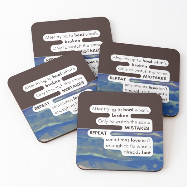 Item preview, Love’s Struggle: When You Try to Heal, But the Mistakes Keep Repeating designed and sold by siaalica.