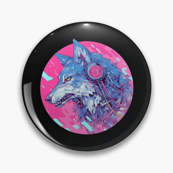 Item preview, Cyber Wolf // Aesthetic Wolf // Cool Animal // Cyber Animal // Future Animal Art // Animal Warrior // Cyber Week  designed and sold by SMARTKIT  DESIGNAGENCY.