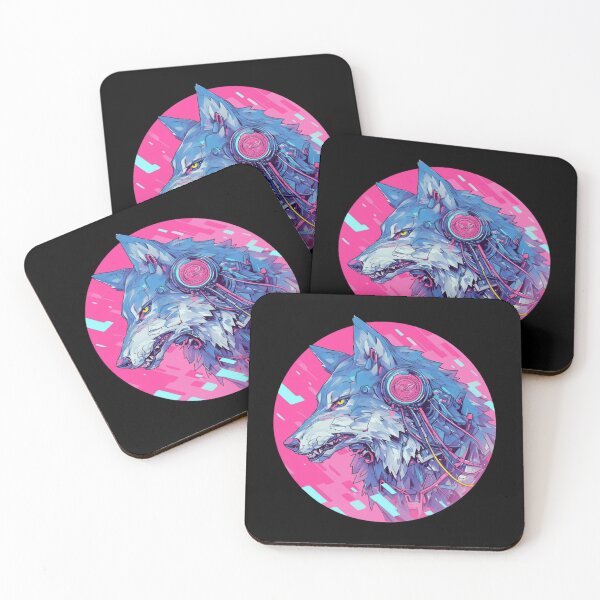 Item preview, Cyber Wolf // Aesthetic Wolf // Cool Animal // Cyber Animal // Future Animal Art // Animal Warrior // Cyber Week  designed and sold by SMARTKIT  DESIGNAGENCY.