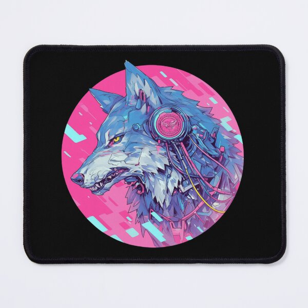 Item preview, Cyber Wolf // Aesthetic Wolf // Cool Animal // Cyber Animal // Future Animal Art // Animal Warrior // Cyber Week  designed and sold by SMARTKIT  DESIGNAGENCY.