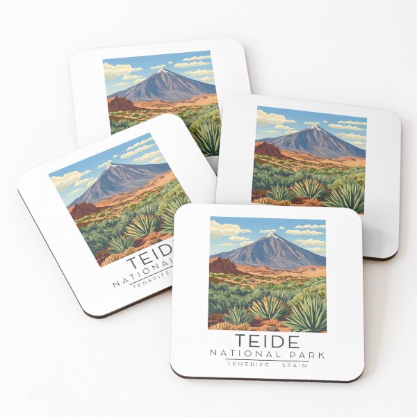 Item preview, A Vintage Illustration of Teide National Park - Tenerife - Spain  designed and sold by GoodOldVintage.
