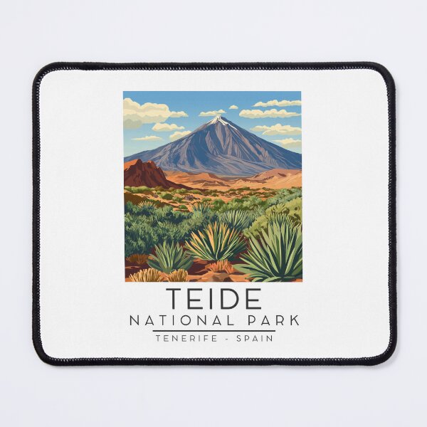 Item preview, A Vintage Illustration of Teide National Park - Tenerife - Spain designed and sold by GoodOldVintage.