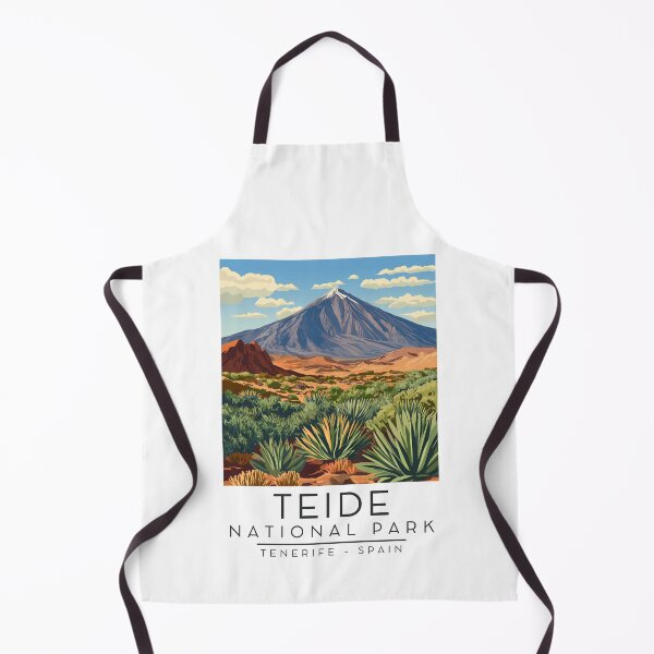 Item preview, A Vintage Illustration of Teide National Park - Tenerife - Spain designed and sold by GoodOldVintage.