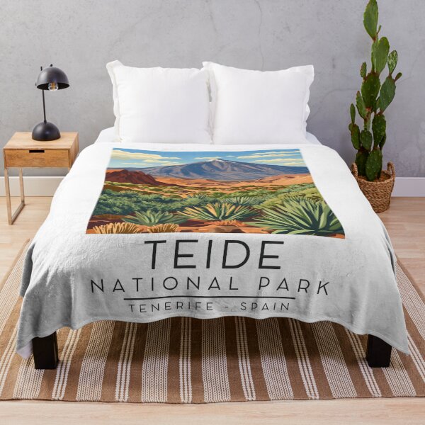 Item preview, A Vintage Illustration of Teide National Park - Tenerife - Spain designed and sold by GoodOldVintage.
