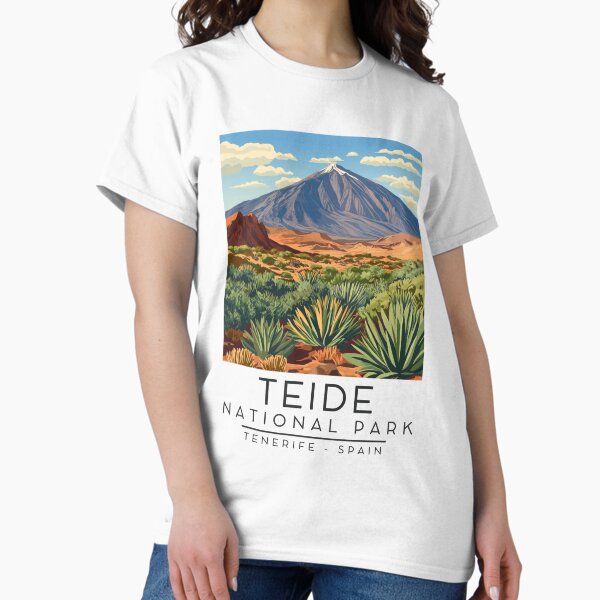 Artikel-Vorschau von Eine Vintage Illustration des Teide Nationalpark - Teneriffa - Spanien, designt und verkauft von GoodOldVintage.