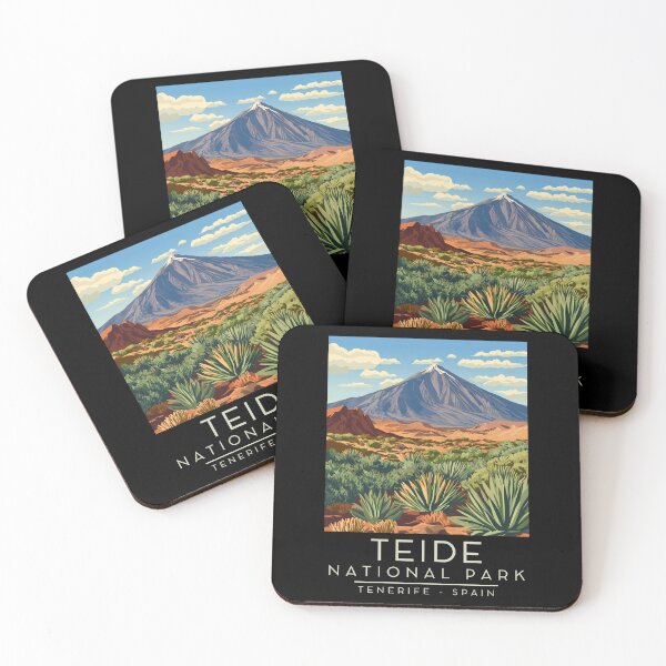 Item preview, A Vintage Illustration of Teide National Park - Tenerife - Spain  designed and sold by GoodOldVintage.