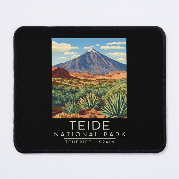 Item preview, A Vintage Illustration of Teide National Park - Tenerife - Spain designed and sold by GoodOldVintage.