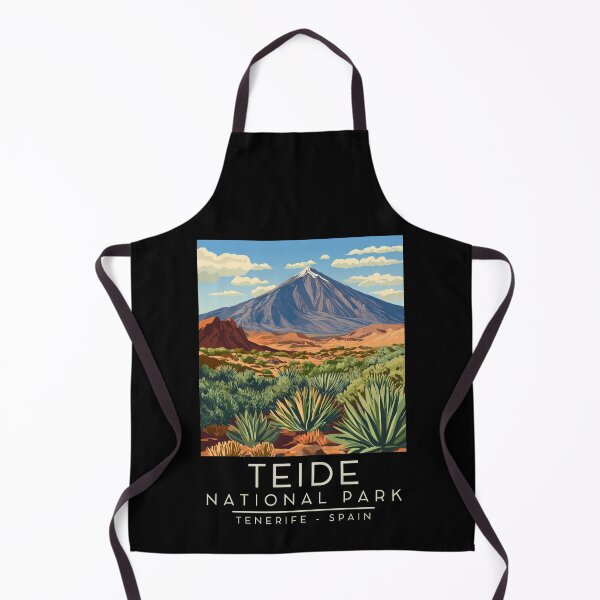 Item preview, A Vintage Illustration of Teide National Park - Tenerife - Spain designed and sold by GoodOldVintage.