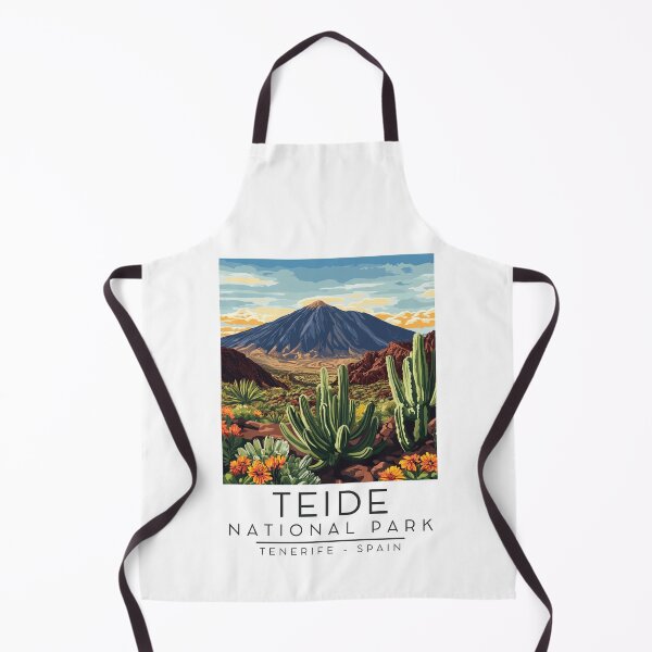 Item preview, A Vintage Illustration of Teide National Park - Tenerife - Spain designed and sold by GoodOldVintage.