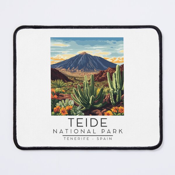 Item preview, A Vintage Illustration of Teide National Park - Tenerife - Spain designed and sold by GoodOldVintage.