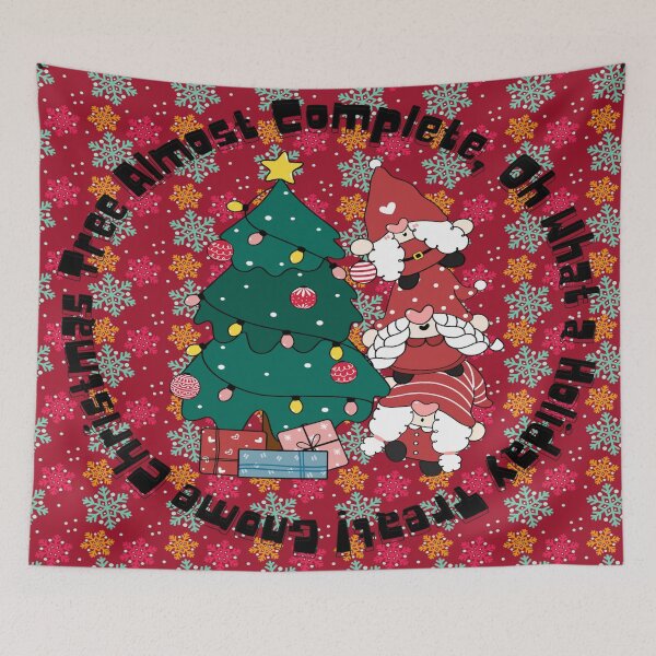 Item preview, Gnome Christmas Tree Almost Complete, Oh What a Holiday Treat! | Gnome Art for Holiday Decor & Apparel designed and sold by Gnome to Express.