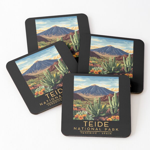 Item preview, A Vintage Illustration of Teide National Park - Tenerife - Spain  designed and sold by GoodOldVintage.