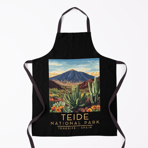 Item preview, A Vintage Illustration of Teide National Park - Tenerife - Spain designed and sold by GoodOldVintage.