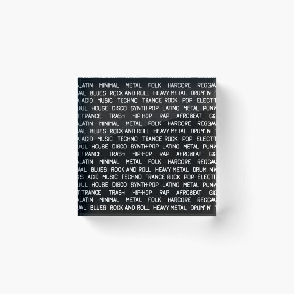 Item preview, I love all music. An amazing print for a radio presenter or DJ designed and sold by Boogeyman Bill.