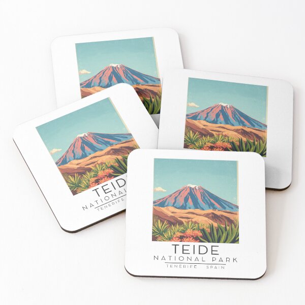 Item preview, A Vintage Illustration of Teide National Park - Tenerife - Spain  designed and sold by GoodOldVintage.
