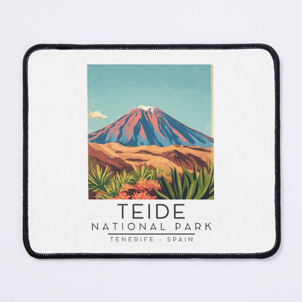 Item preview, A Vintage Illustration of Teide National Park - Tenerife - Spain designed and sold by GoodOldVintage.