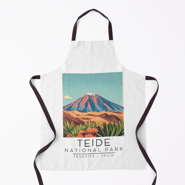 Item preview, A Vintage Illustration of Teide National Park - Tenerife - Spain designed and sold by GoodOldVintage.