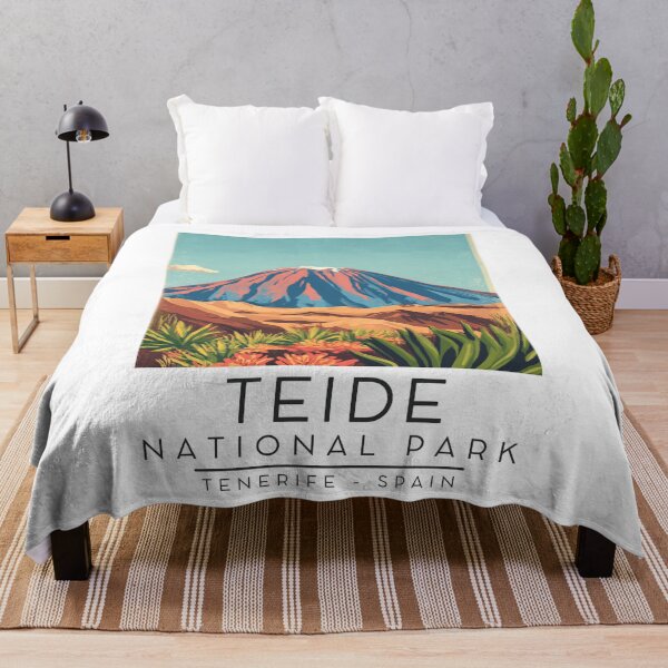 Item preview, A Vintage Illustration of Teide National Park - Tenerife - Spain designed and sold by GoodOldVintage.