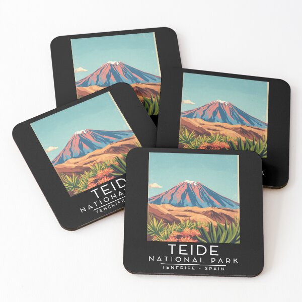 Item preview, A Vintage Illustration of Teide National Park - Tenerife - Spain  designed and sold by GoodOldVintage.