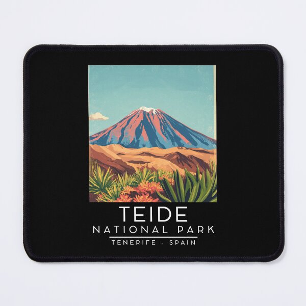 Item preview, A Vintage Illustration of Teide National Park - Tenerife - Spain designed and sold by GoodOldVintage.