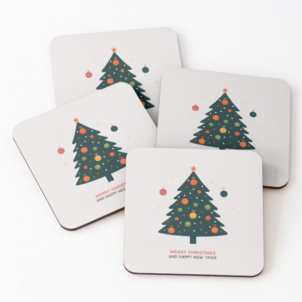 Item preview, A Christmas Tree Merry Christmas and Happy New Year designed and sold by Nanthanon.