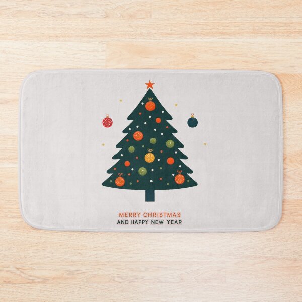 Item preview, A Christmas Tree Merry Christmas and Happy New Year designed and sold by Nanthanon.