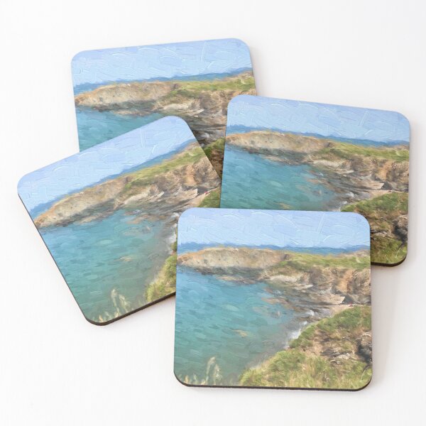 Item preview, Pembrokeshire coast painterly designed and sold by Photopat.