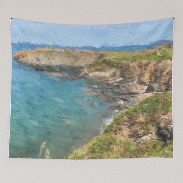 Item preview, Pembrokeshire coast painterly designed and sold by Photopat.