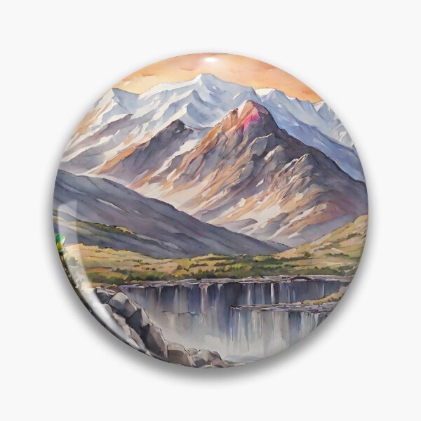 Item preview, Ben Nevis: Watercolor Scottish Sunset Beauty designed and sold by LSVart.