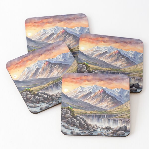 Item preview, Ben Nevis: Watercolor Scottish Sunset Beauty designed and sold by LSVart.